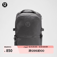 露露乐蒙lululemon丨New Crew 背包 拒水 LU9B15S 横越灰色 O/S