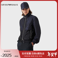 EMPORIO ARMANI GIORGIO ARMANI 阿玛尼EMPORIO ARMANI奢侈品男装22秋冬EA男士休闲简约夹克外套 6L1BL6-1NKYZ 藏青色 50