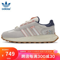 三叶草（Adidas）休闲鞋女 RETROPY E5时尚缓震舒适透气运动休闲鞋 JR0107 38.5