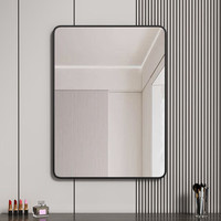 安尔雅浴室镜子贴墙洗手卫生间洗漱台化妆壁挂打孔挂墙1