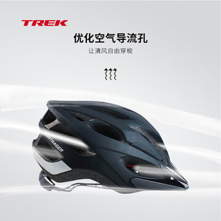 崔克（TREK）Bontrager Solstice 亚洲版公路山地自行车骑行头盔 黑色 S/M 黑色（亚洲版）