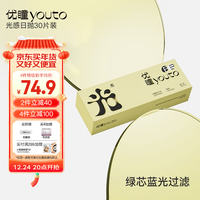 优瞳优瞳 隐形眼镜日抛30片装 防蓝光眼镜 光感系列 575度 