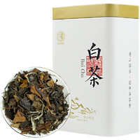 花小茵 白茶 老白茶特级寿眉散茶罐装40g