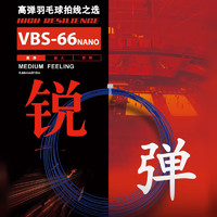 VICTOR 胜利羽毛球拍线羽线VBS-66N高弹线0.66mm球星同款