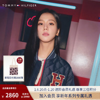 TOMMY HILFIGER 金智秀同款25春夏女防泼水蛇年双面穿棉服45134 红色/藏青色XMP S