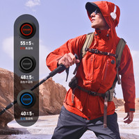 阿玛迪斯德高拉 AMADIS DE GAULA 阿玛迪斯智能加热冲锋衣男秋冬季新款防风加厚登山外套防水钓鱼服
