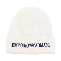 EMPORIO ARMANI 男士经典logo针织帽6276762F556