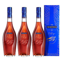 MARTELL 马爹利 法国进口Martell马爹利名士名仕VSOP干邑白兰地700ml*3瓶