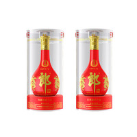 LANGJIU 郎酒 53度红花郎15陈酿十五500ml*2瓶高度商务婚庆送礼酱香型白酒