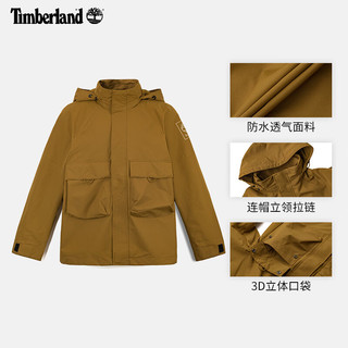 添柏岚（Timberland）男装防水冲锋衣S24户外休闲夹克|A41QB A41QB834/浅棕色 XXL