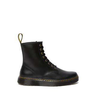 马丁（DR.MARTENS）Zavala西部靴男女秋季舒适轻量黑色女工装风马丁靴 黑色 36