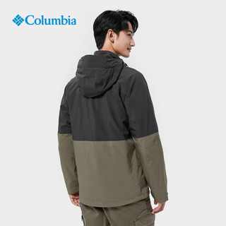 哥伦比亚（Columbia）户外男子奥米金点热能防水冲锋衣三合一外套 397 XL(185/104A)