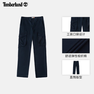 添柏岚（Timberland）男装工装裤24春季户外休闲口袋|A5V53 A5V53433/深宝石蓝 33