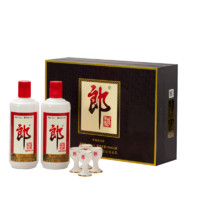 百亿补贴：LANGJIU 郎酒 郎牌 郎酒53度500ml*2瓶礼盒装酱香白酒正品特价送礼