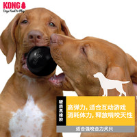 KONG 宠物玩具球耐用橡胶耐咬球宠物玩具大中型犬耐咬磨牙狗玩具