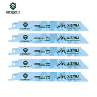 雷蒙 马刀锯锯条木材金属原木切割往复锯片BIM金属锯条（含钴）5根装