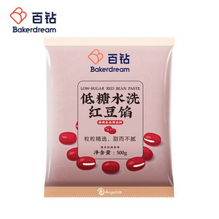 百钻 低糖水洗红豆沙馅料500g