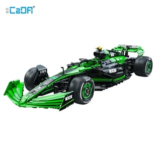 咔搭 F1授权赛车1:8 索伯C44 F方程式赛车积木套装