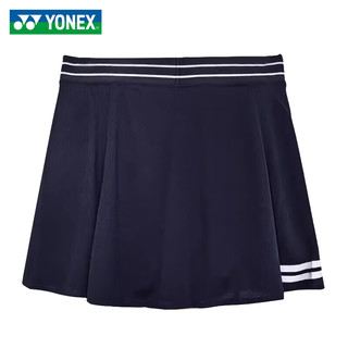 YONEX2024尤尼克斯羽毛球服速干yy短裙女运动裙220214比赛服 220214BCR 藏青色 L