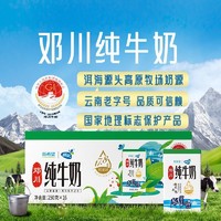 diequan 蝶泉 自然本味 邓川 纯牛奶 250ml*16盒 整箱装