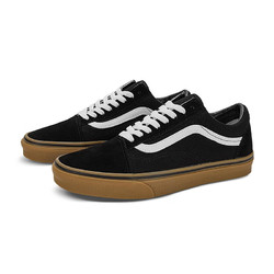 VANS 官方 Old Skool复古生胶底经典黑色男鞋女鞋板鞋 黑色 35