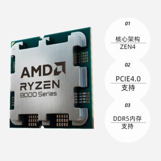 AMD锐龙R5 8500G全新散片CPU台式机集显处理器APU