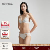 Calvin Klein 卡尔文·克莱恩 内衣女士性感蕾丝ck薄垫无钢圈三角杯文胸QF7355AD