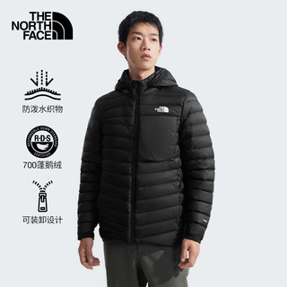 THE NORTH FACE 北面 24年新款羽绒服男户外保暖立领棉夹克89ZQ JK3/黑色 M /170