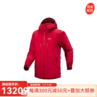 ARC'TERYX 始祖鸟 beta系列DOWN JACKET GTX 850蓬鹅绒防风羽绒服保暖夹克外套 男款 红色Heritage M