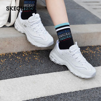 斯凯奇（Skechers）女鞋冬季保暖复古老爹鞋厚底增高防滑休闲运动鞋小白鞋