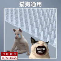 智宙 防猫刺钉驱猫刺垫防猫咪上床神器防宠物上桌软尖刺网刺沙发乱尿 PET透明防猫垫 3片