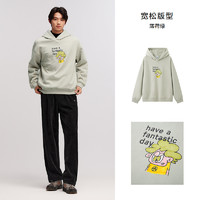 Semir 森马 ×RYO艺术家系列卫衣男发热抑菌2024冬季新款连帽印花情侣装