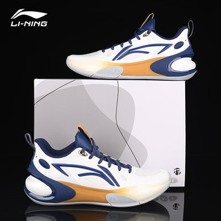 LI-NING 李宁 CBA篮球鞋驭帅17low南京同曦PE版篮球鞋男低帮实战运动鞋ABAT127 驭帅17low-南京同曦 43