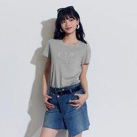 Gap 盖璞 女装2024夏新款印花logo圆领短袖T恤简约百搭多色上衣564491