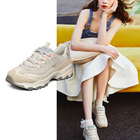 SKECHERS 斯凯奇 熊猫鞋女 时尚潮流缓震舒适透气运动休闲鞋子 149238-NAT 38.5