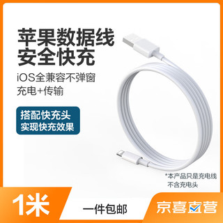 Gopala 苹果数据线适用iPhone14/13/12ProMax/11手机ipad平板充电器线车载  USB to Lightning充电线1米