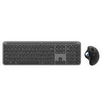 88VIP：logitech 罗技 M575+K950键鼠套装轻薄轻音电脑办公作图CAD通用