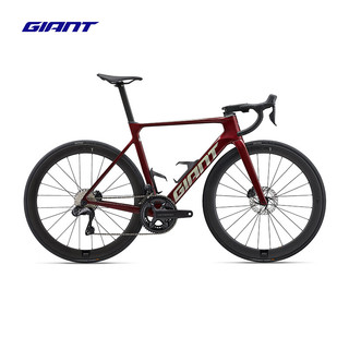 捷安特Propel Adv Pro 0碳纤维24速电变弯把公路自行车 SANGRIA S 身高165-175cm