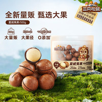 三只松鼠夏威夷果500g量贩坚果奶油味零食干果 夏威夷果500g
