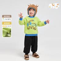 【双面摇粒绒】儿童套装冬季男童冬装女童冬装加厚宝宝两件套冬款