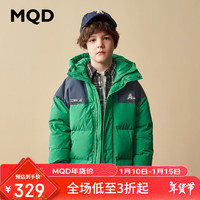 马骑顿（MQD）男童加厚保暖羽绒服2022年冬装儿童短款韩版面包服