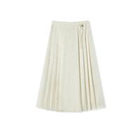 森马 Semir【国风马面裙】2024盘扣质感花卉肌理酷飒女生半身裙女