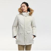 KAILAS 羽绒服工装派克服大毛领鹅绒服户外登山外套中长款女款