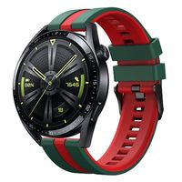 适用华为Watch GT4/GT3小米 watch S4/S3表带22mm双色竖纹手表带