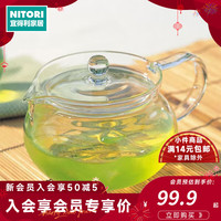 NITORI宜得利家居日常通用茶壶泡茶耐热玻璃日式茶壶 日本制耐热玻璃日式茶壶 700ml