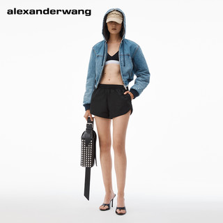 alexanderwang [甄选5折]alexanderwang亚历山大王女士徽标印花马拉松短裤