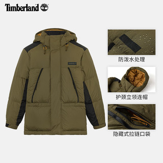 Timberland 男装羽绒服24秋冬户外保暖鸭绒防泼水/深橄榄绿