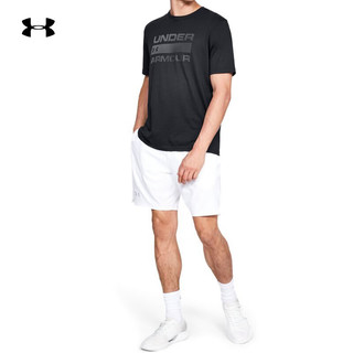 安德玛（UNDERARMOUR）短袖男子春夏COOLSWITCH训练服透气半袖跑步运动T恤 1329582-001黑色 L