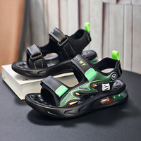 轩途诗 童鞋男童凉鞋夏季小孩鞋子中大童软底透气儿童凉鞋沙滩鞋男孩 103蓝色 33码内长21.2CM