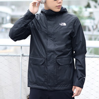 The North Face北面冲锋衣男士秋冬季运动户外防休闲泼水可配内胆夹克外套88RC 黑色/JK3 L